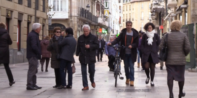 Pedestrians in Vitoria Gasteiz
