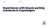 'Experiences with bicycle parking standards in Copenhagen' by Oskar Jäger Funk